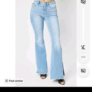 Judy Blue Light Blue Flare Jeans
